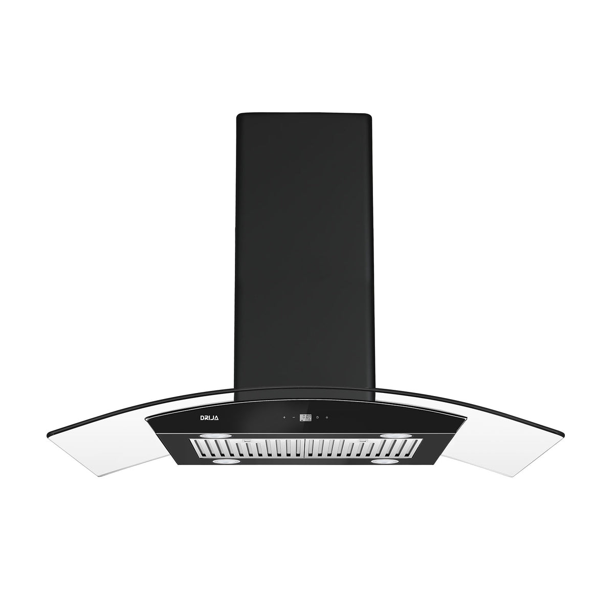Extractor DRIJA PRISMA ISLA TOUCH 90 BLACK