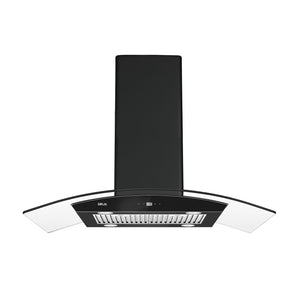 Extractor DRIJA PRISMA ISLA TOUCH 90 BLACK