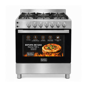 BLACK & DECKER Estufa de Gas 30 Pulgadas BXGSBHC30N1