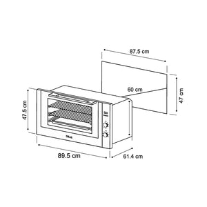 Horno DRIJA AMERICA 90 GAS GRILL