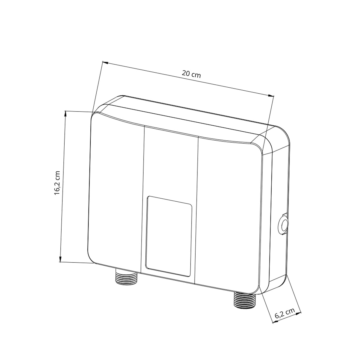 Calentador DRIJA CLTE6KW 8.5L (ELÉCTRICO)