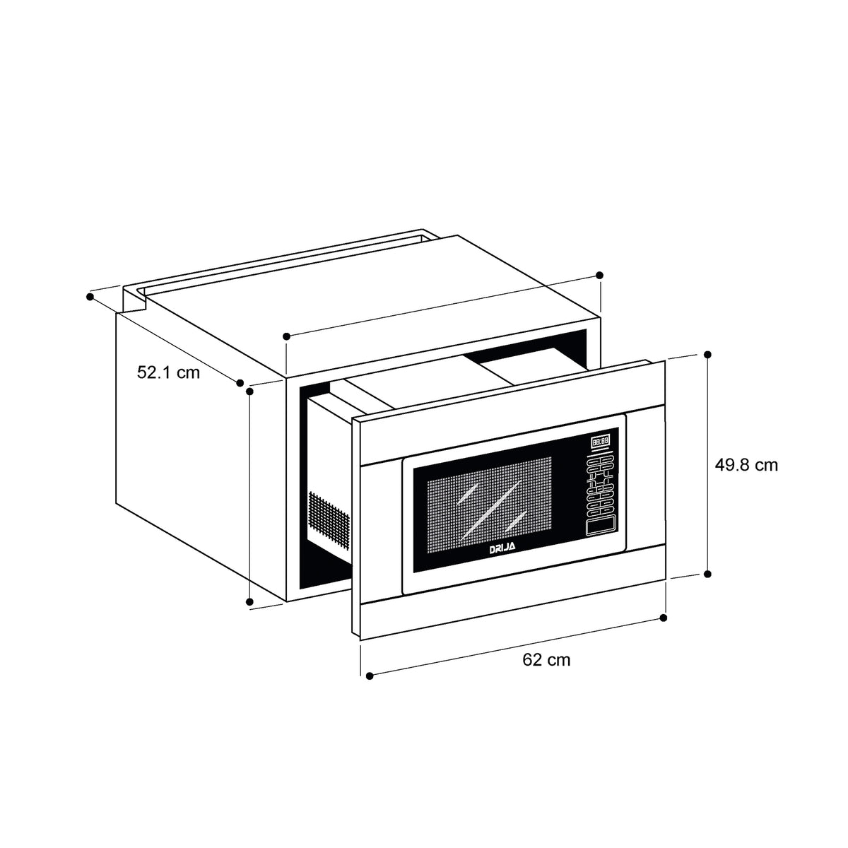 Microondas DRIJA PALERMO 62L