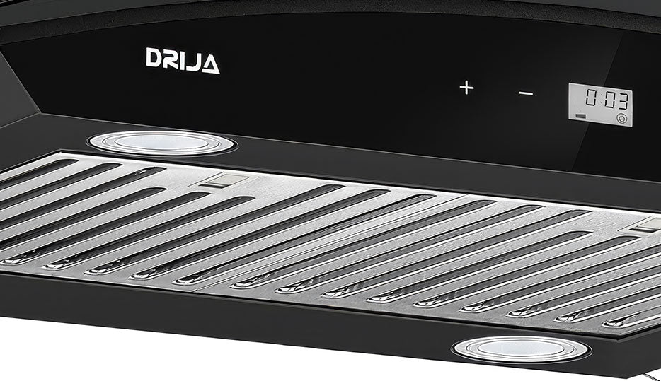 Extractor DRIJA PRISMA ISLA TOUCH 90 BLACK