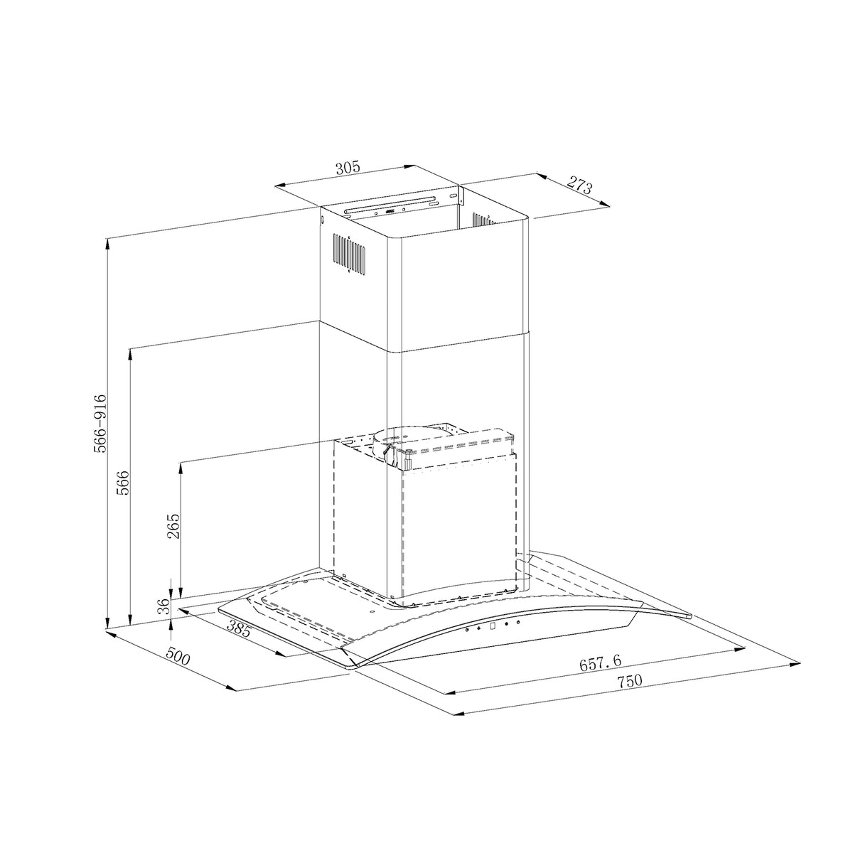 Extractor DRIJA PRISMA TOUCH 76