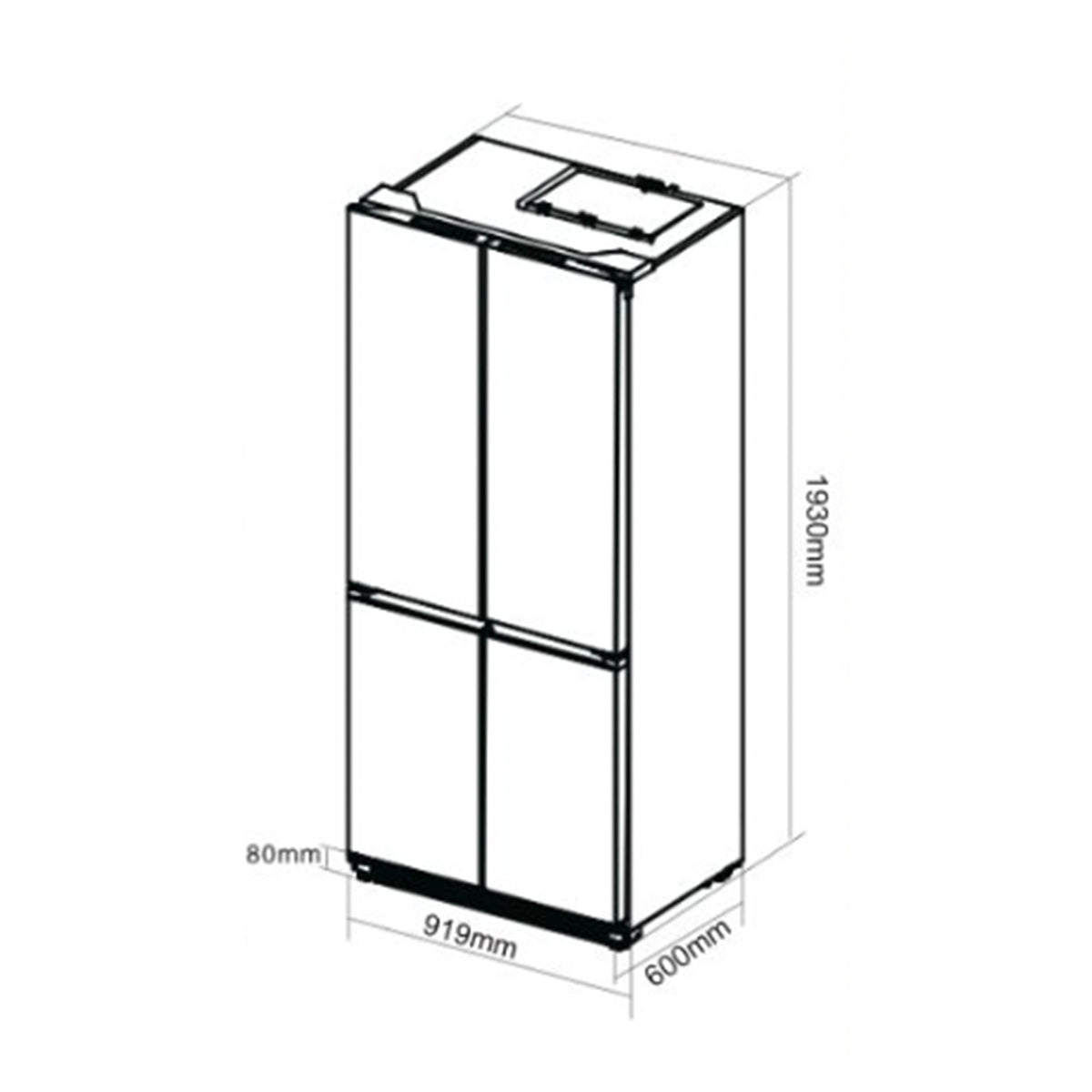 Nevera DRIJA DARK-I 18CD4P