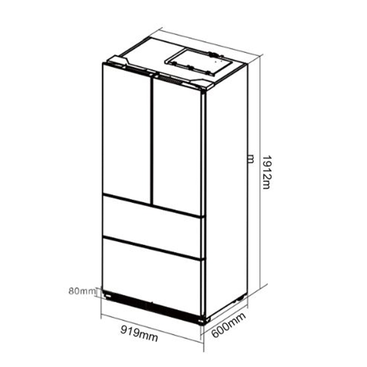 Nevera DRIJA DARK-I 18FD4P